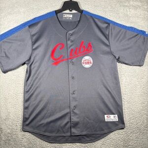 Chicago Cubs True Fan Series Jersey XL Gray & Red – Genuine MLB